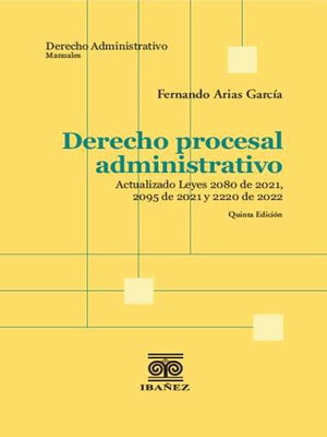 cover image of Derecho procesal administrativo